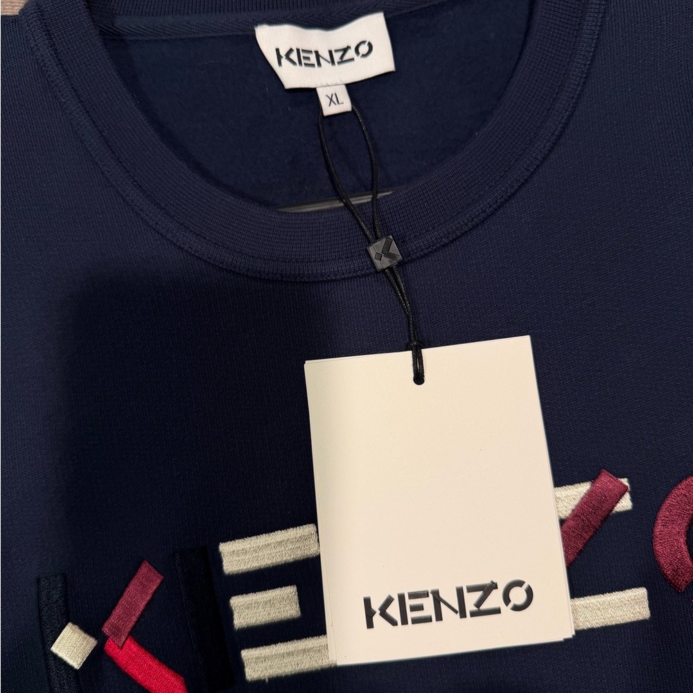 Kenzo Navy Crewneck Sweatshirt - Picture 7 of 11